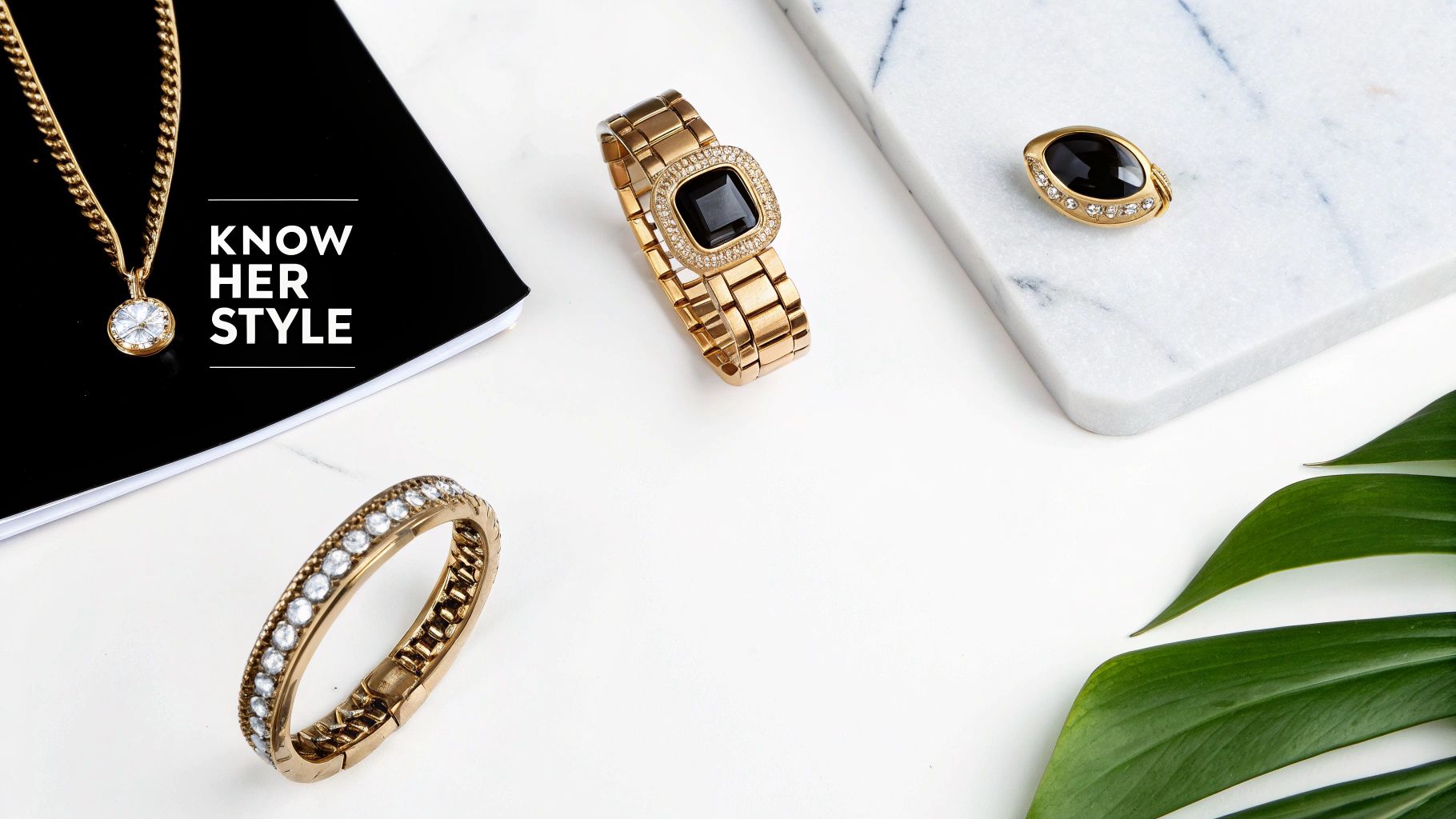 A woman trying on a custom-designed necklace in a jewellery workshop