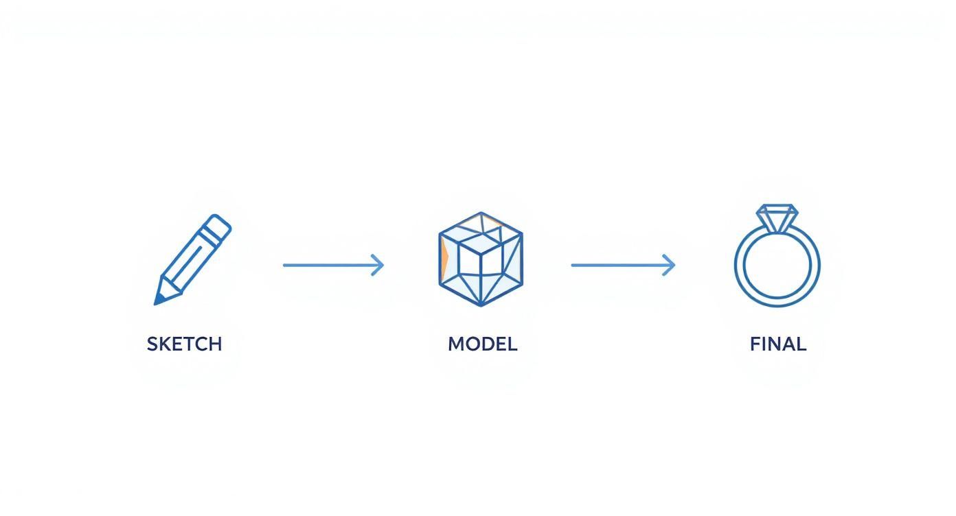 Infographic about custom jewelry designers near me