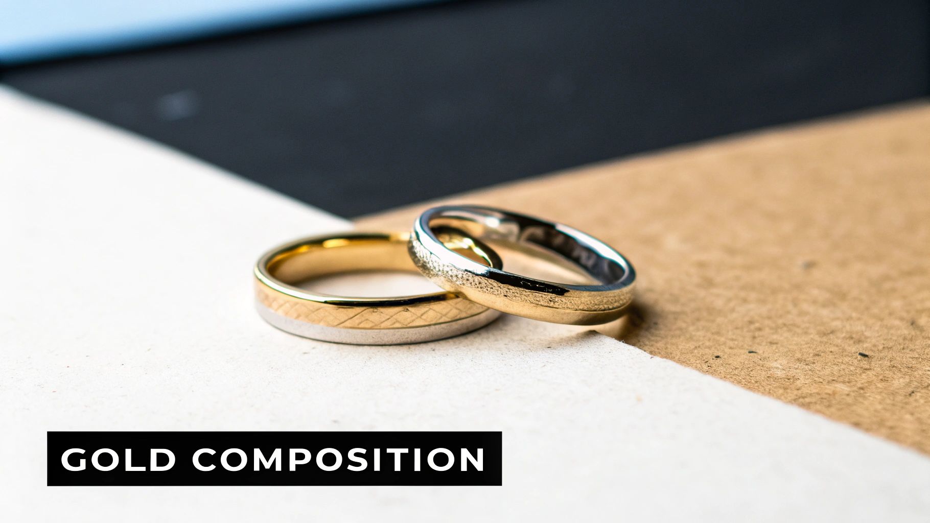 A jeweller carefully polishing a gold ring to restore its shine