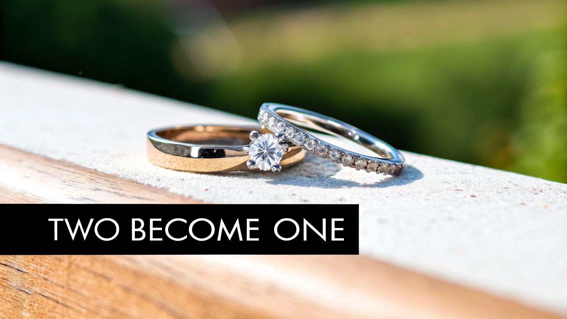 Two elegant two stone engagement rings with different diamond shapes, showcasing their unique design.