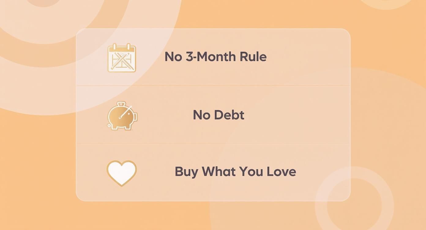 Infographic about how to choose an engagement ring