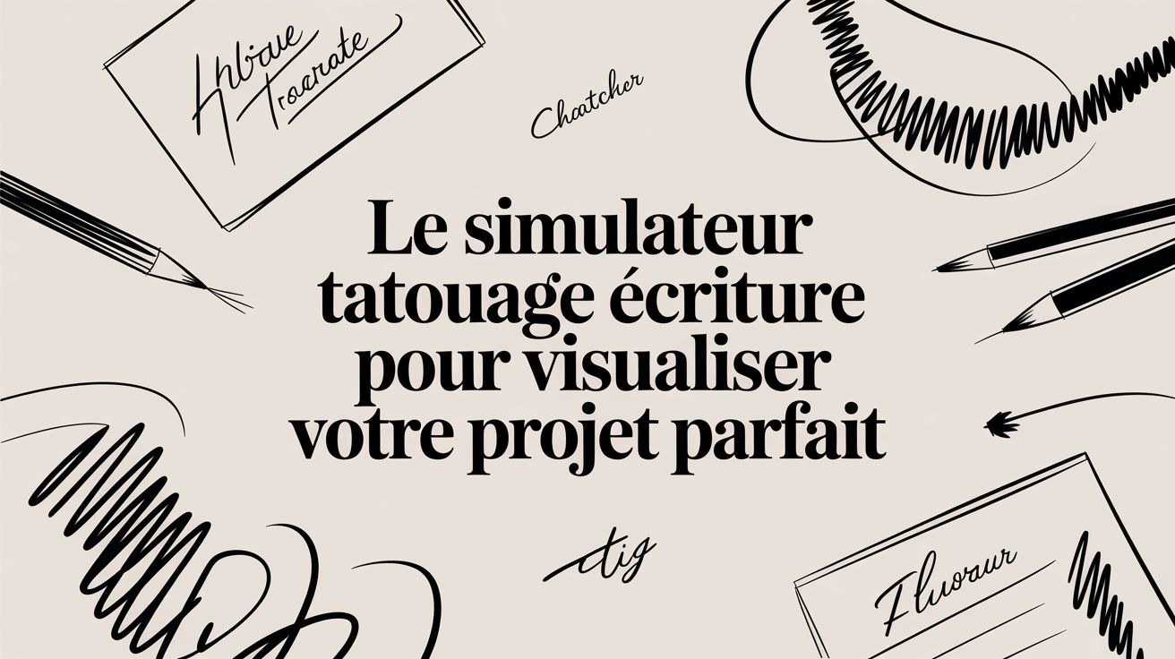 Ecriture Tatouage Simulationnull