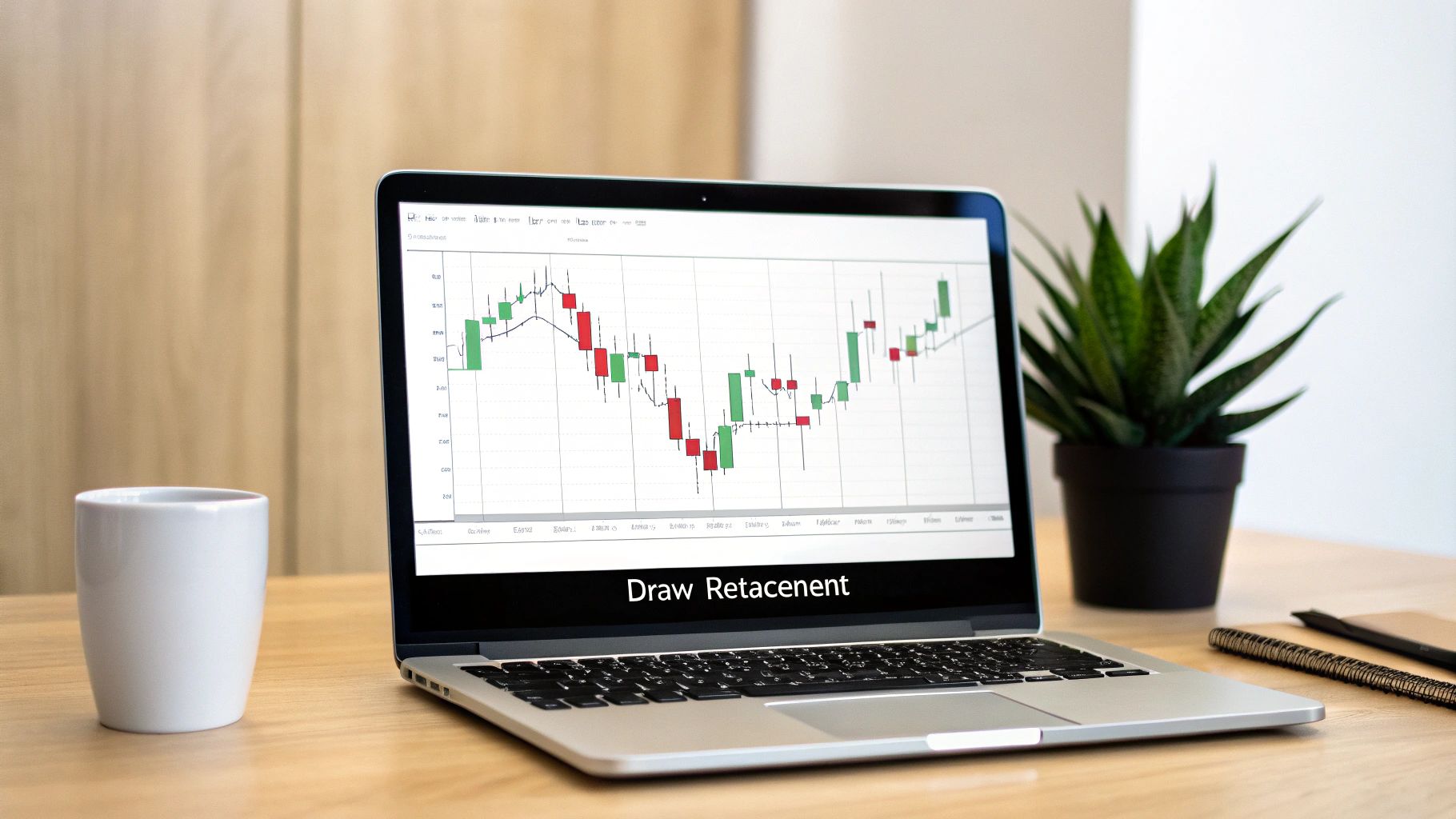 Fibonacci Retracement Levels on a Chart