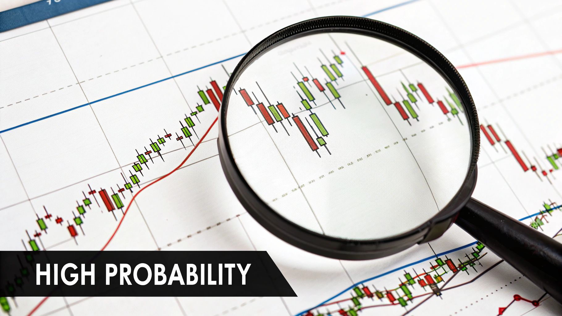 Annotated chart showing a high-probability bullish engulfing pattern at a support level.