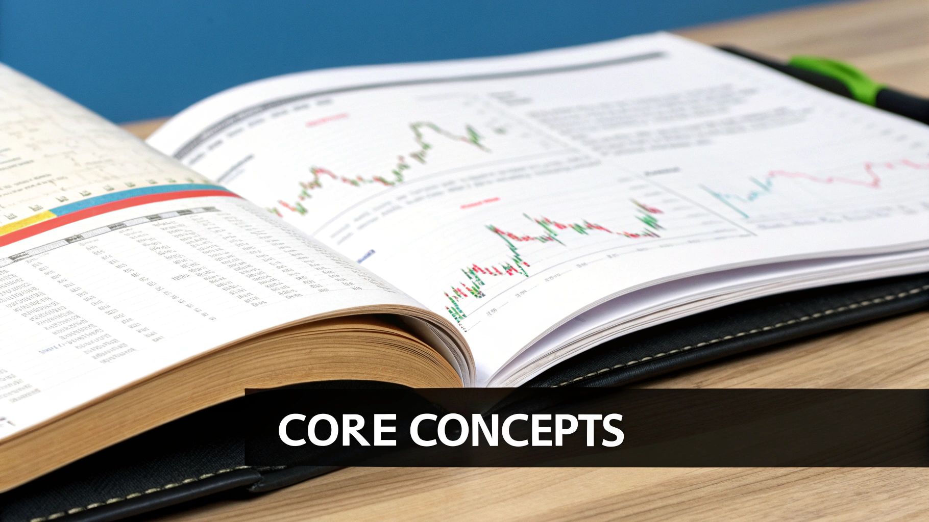 People studying foundational trading concepts from books