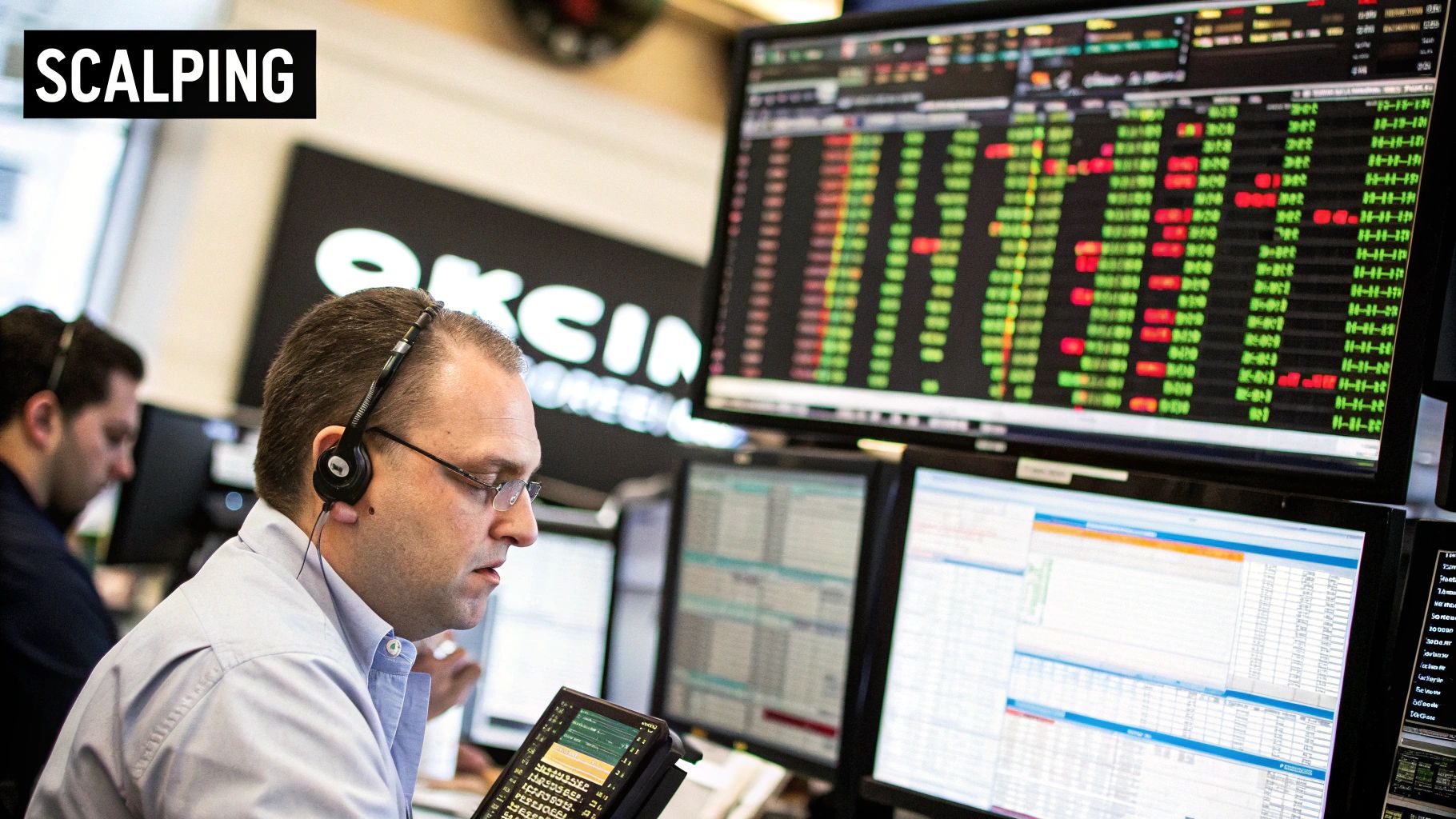Infographic showing key data about Scalping Strategy
