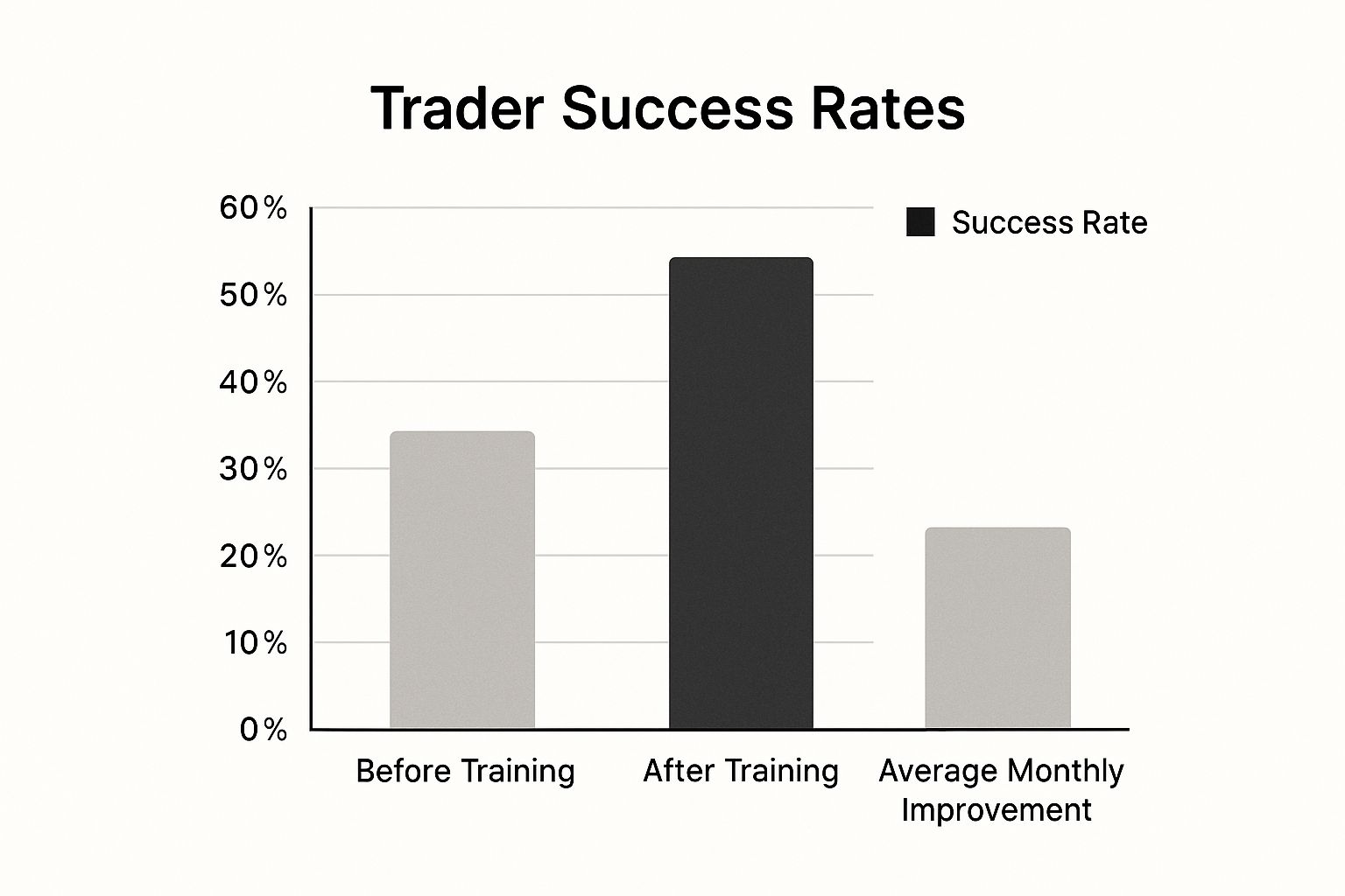 Infographic about trading psychology course