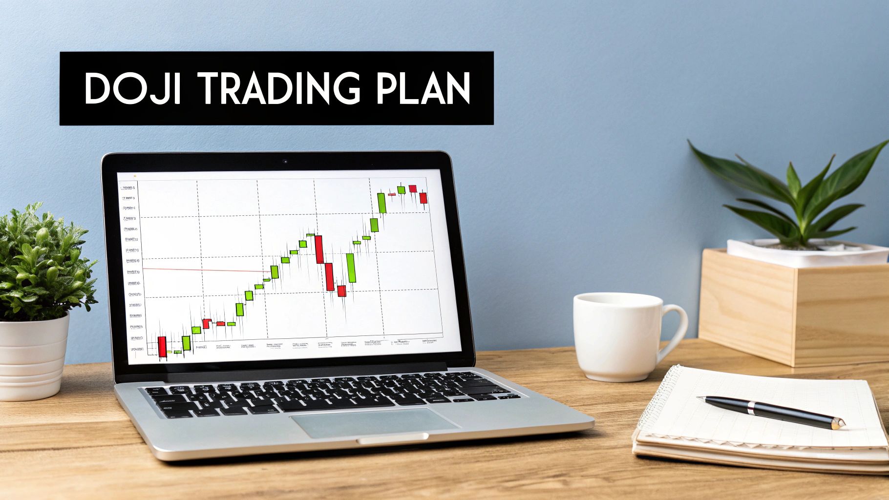 Man analyzing financial charts on a computer screen