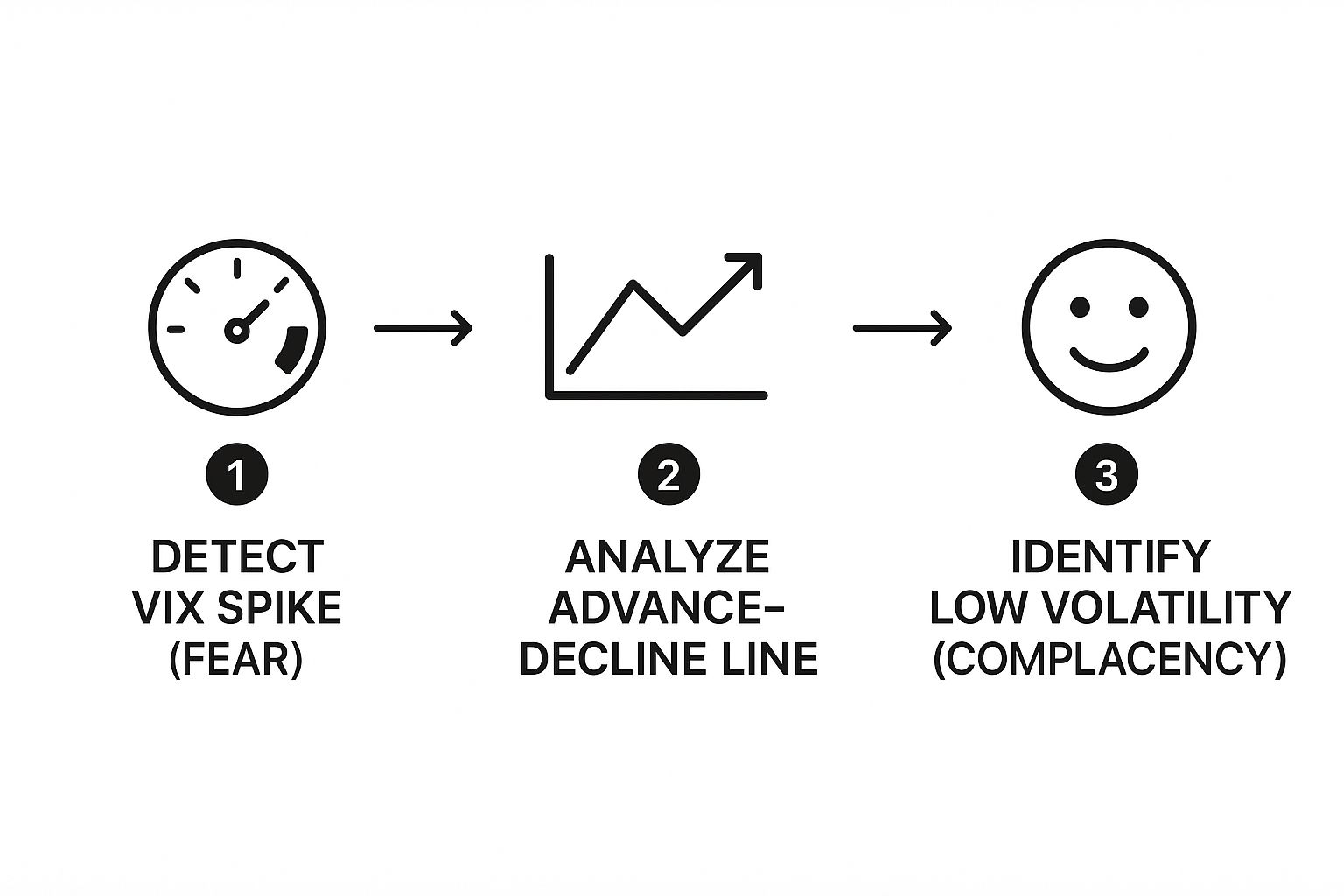 Infographic about how to identify market trends