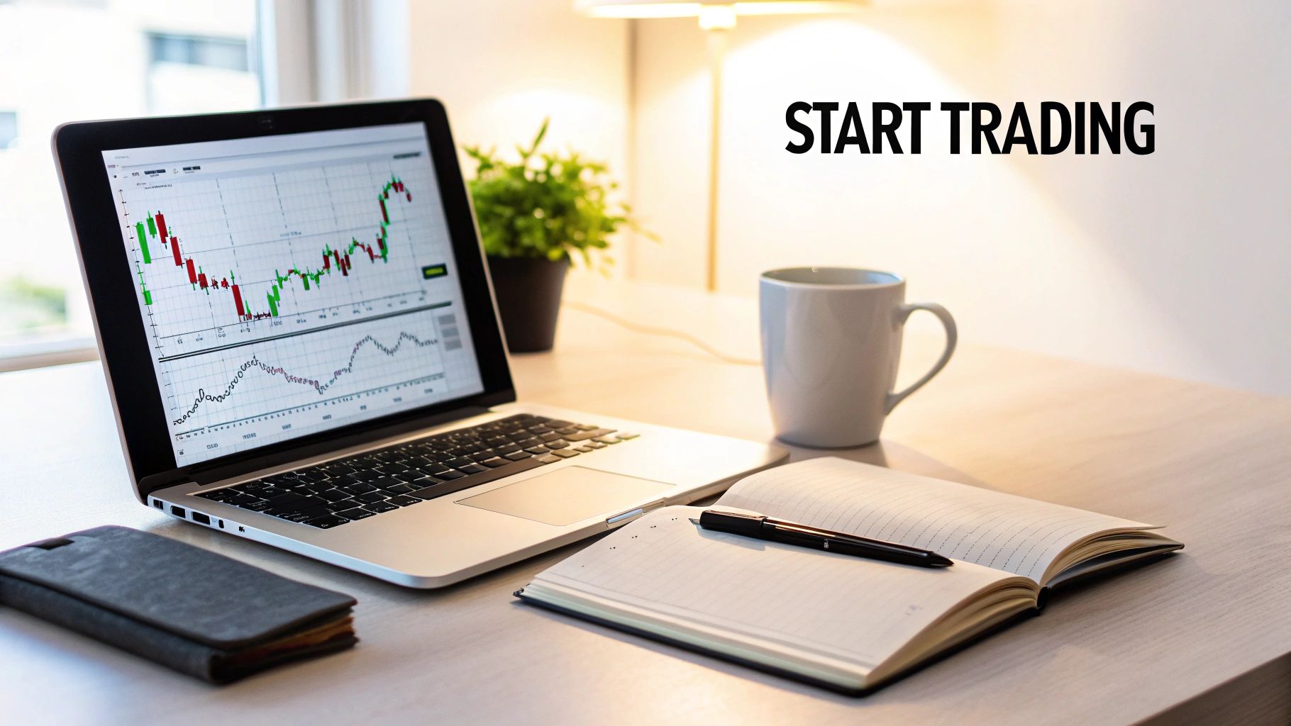 A trader analyzing stock charts on multiple screens, representing the focus required for day trading.