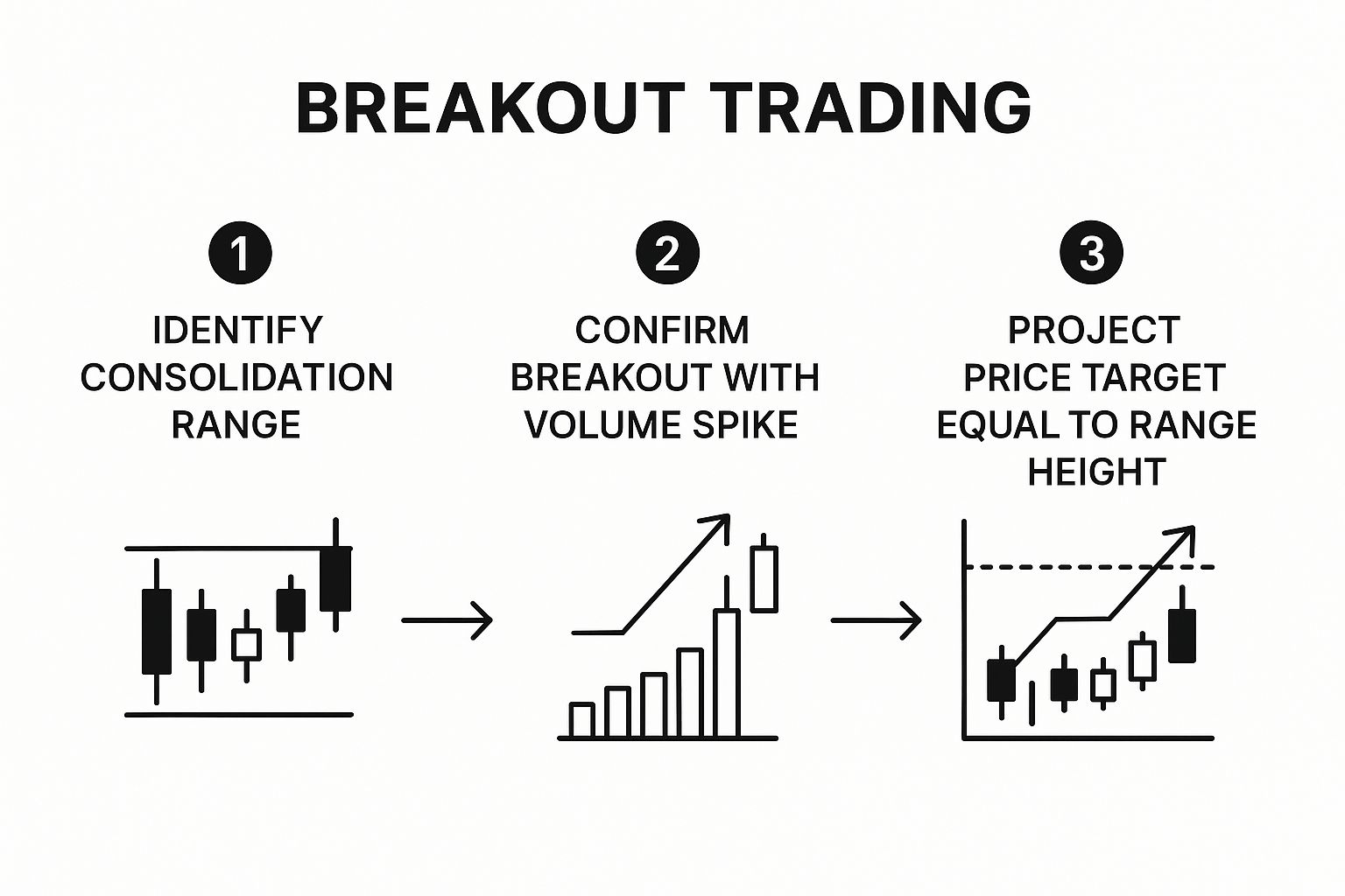 Infographic showing key data about Breakout Trading Strategy