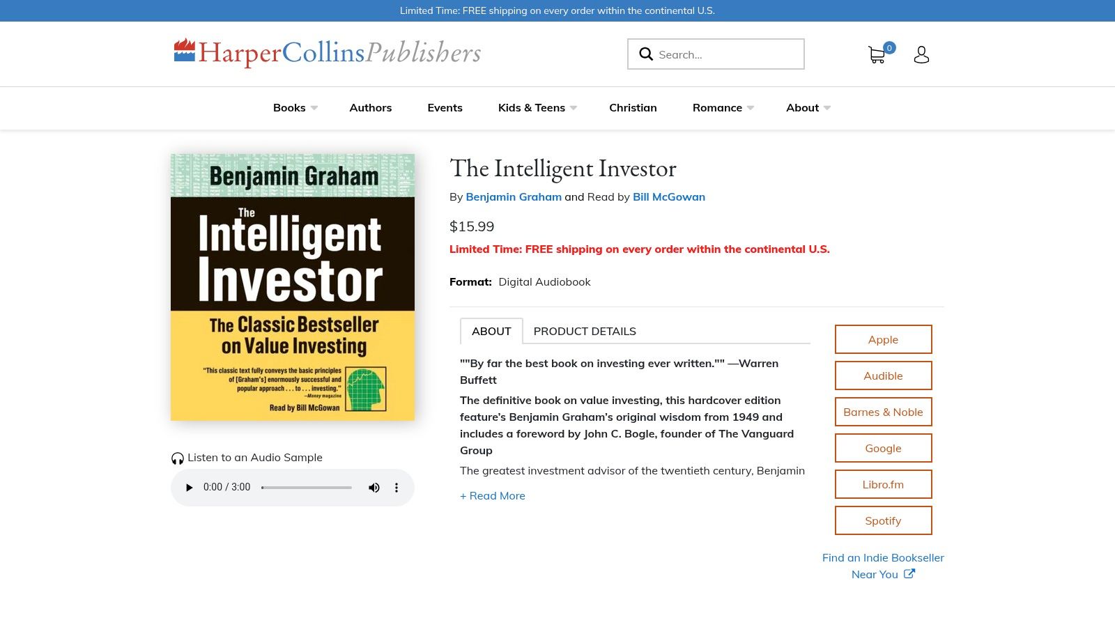 The Intelligent Investor by Benjamin Graham