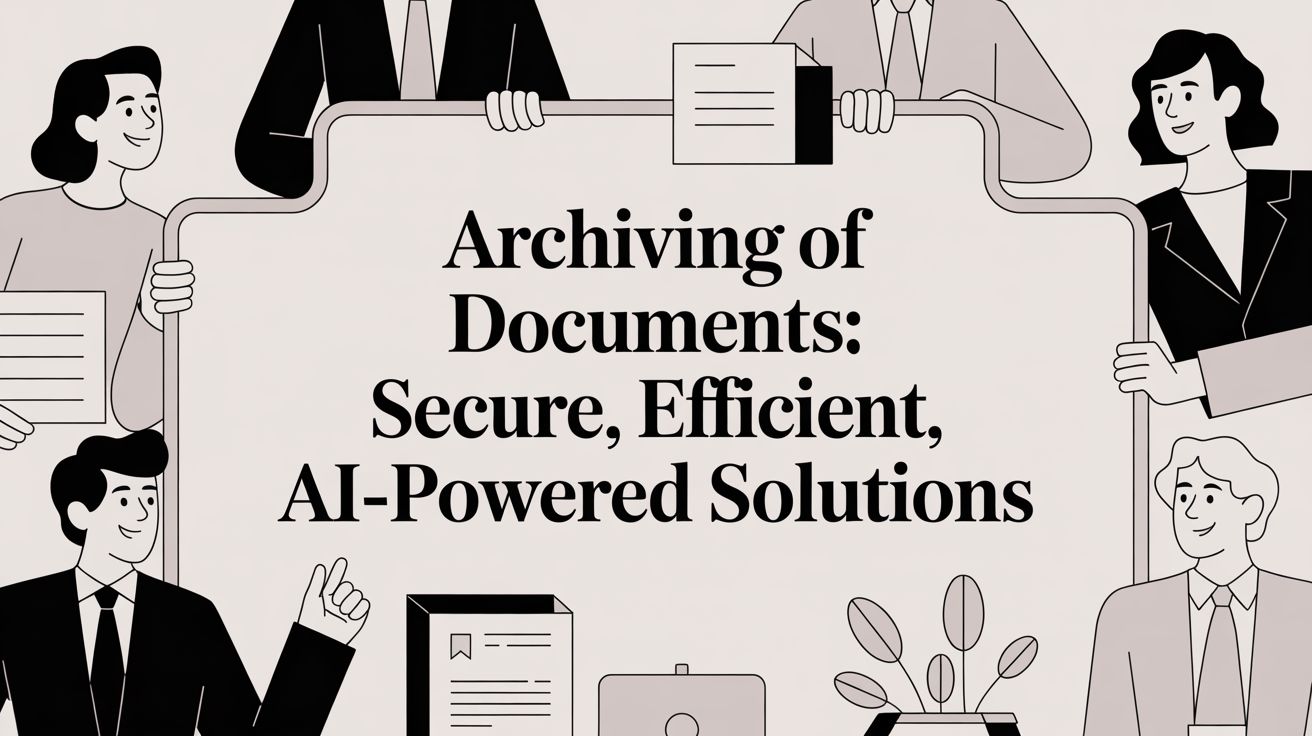 Archiving of Documents: Secure, Efficient, and Affordable Solutions