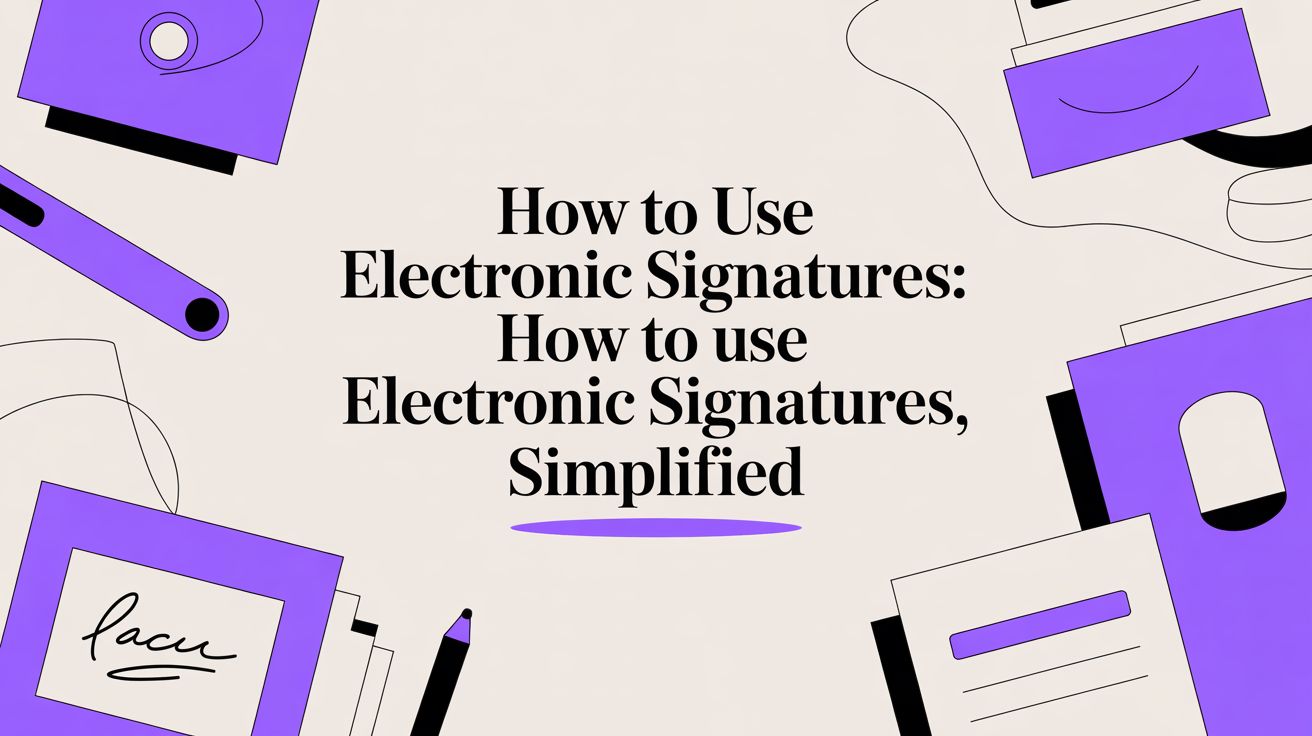 How to Use Electronic Signatures: A Practical Guide for Your Business