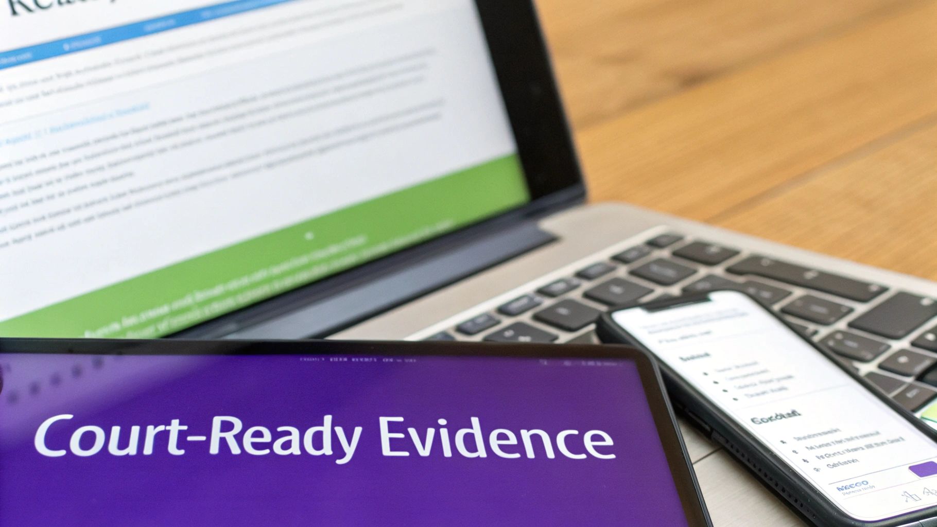 An image showing a secure certificate with checkmarks, symbolizing an enforceable e-signature audit trail.