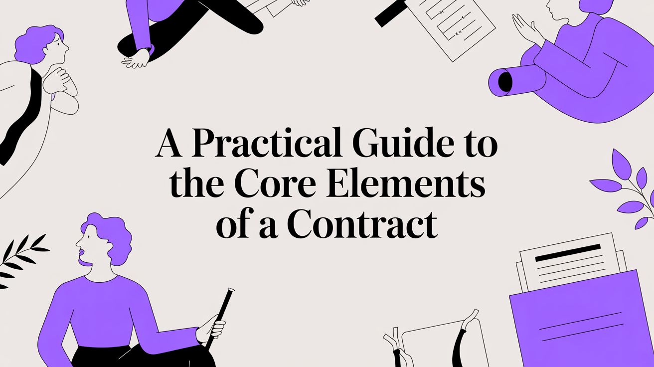 A Practical Guide to the Core Elements of a Contract