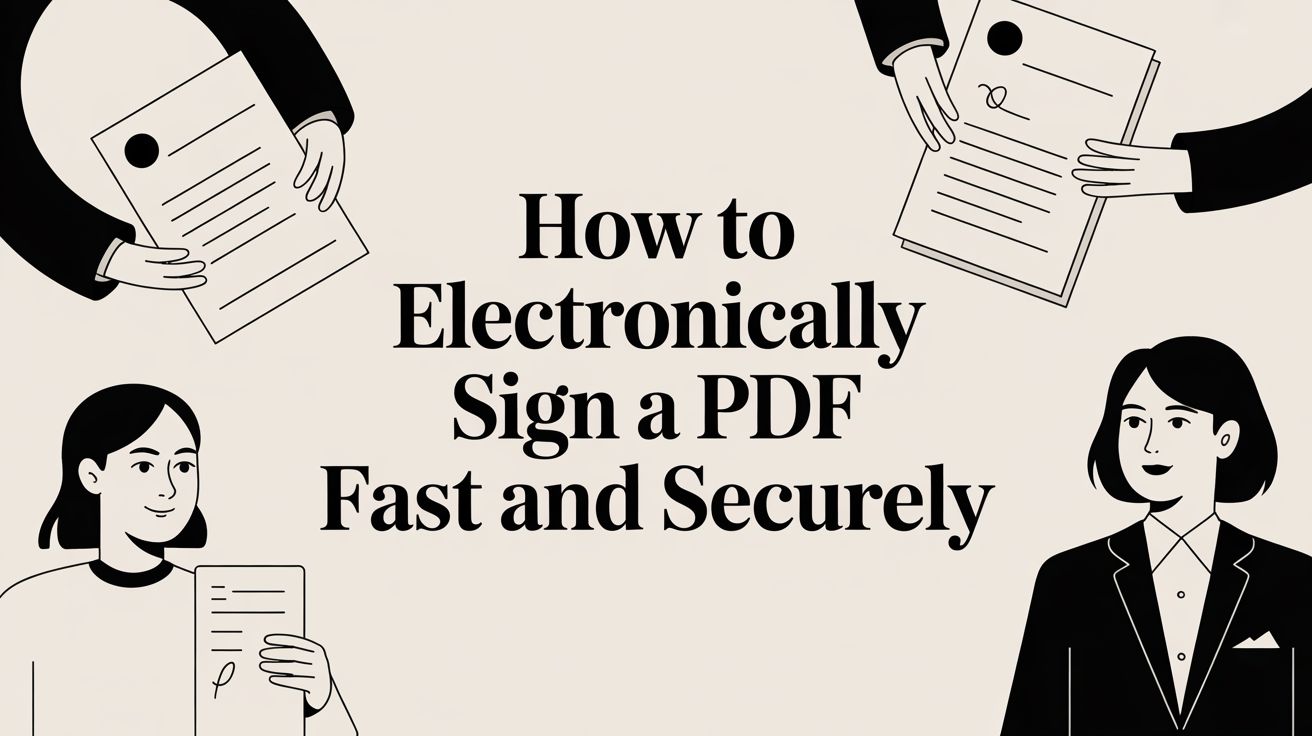 How to Electronically Sign PDFs Fast and Securely