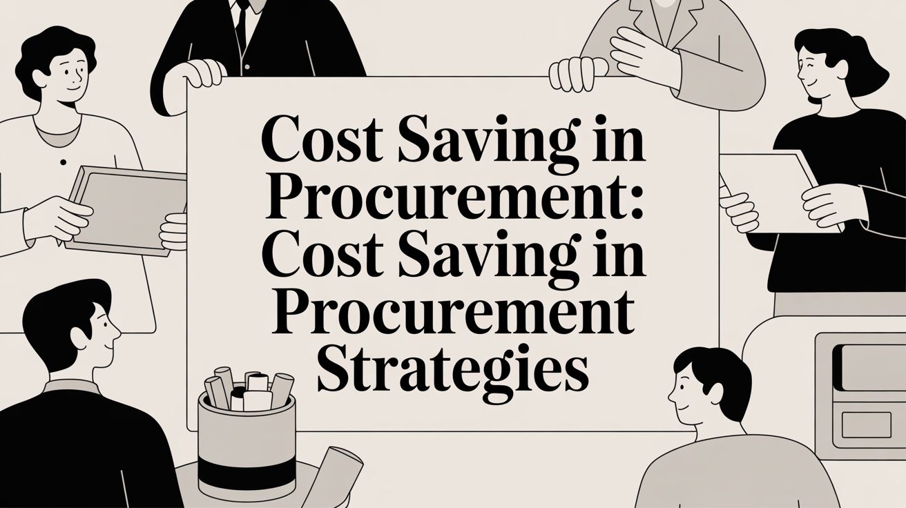 Cost Saving in Procurement: A Practical Guide to Smarter Spending
