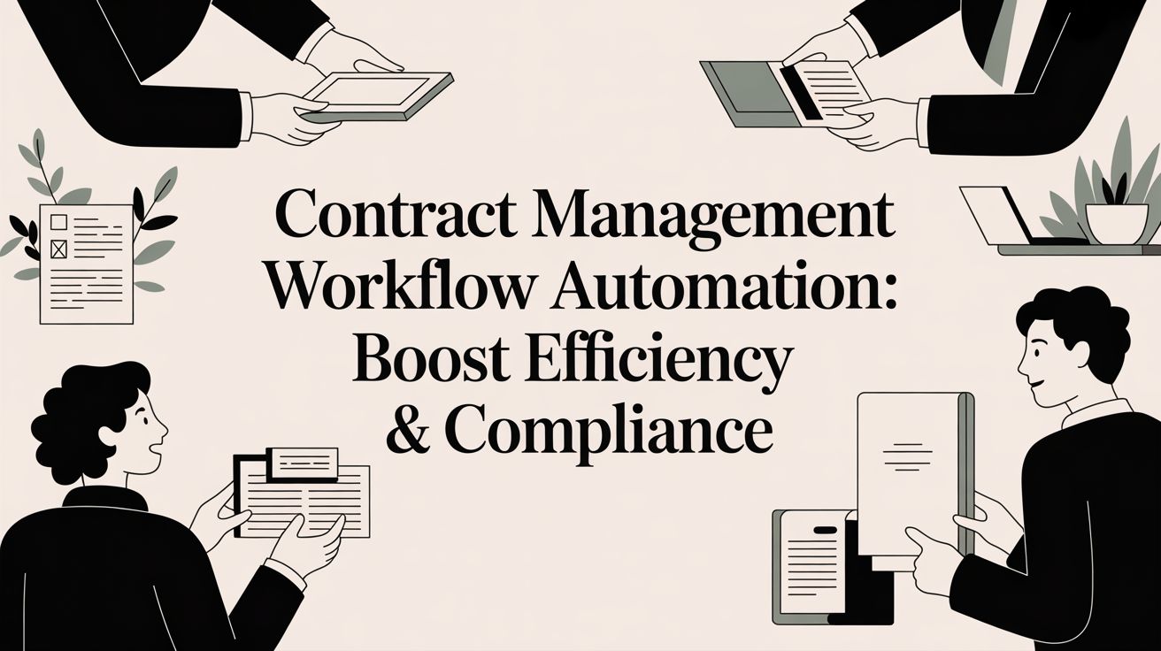 Contract Management Workflow Automation: A Practical Guide to Boosting Efficiency & Compliance