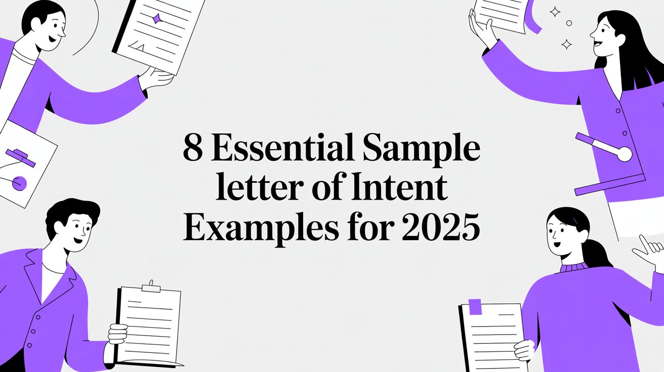 8 Essential Sample Letter of Intent Examples for 2025