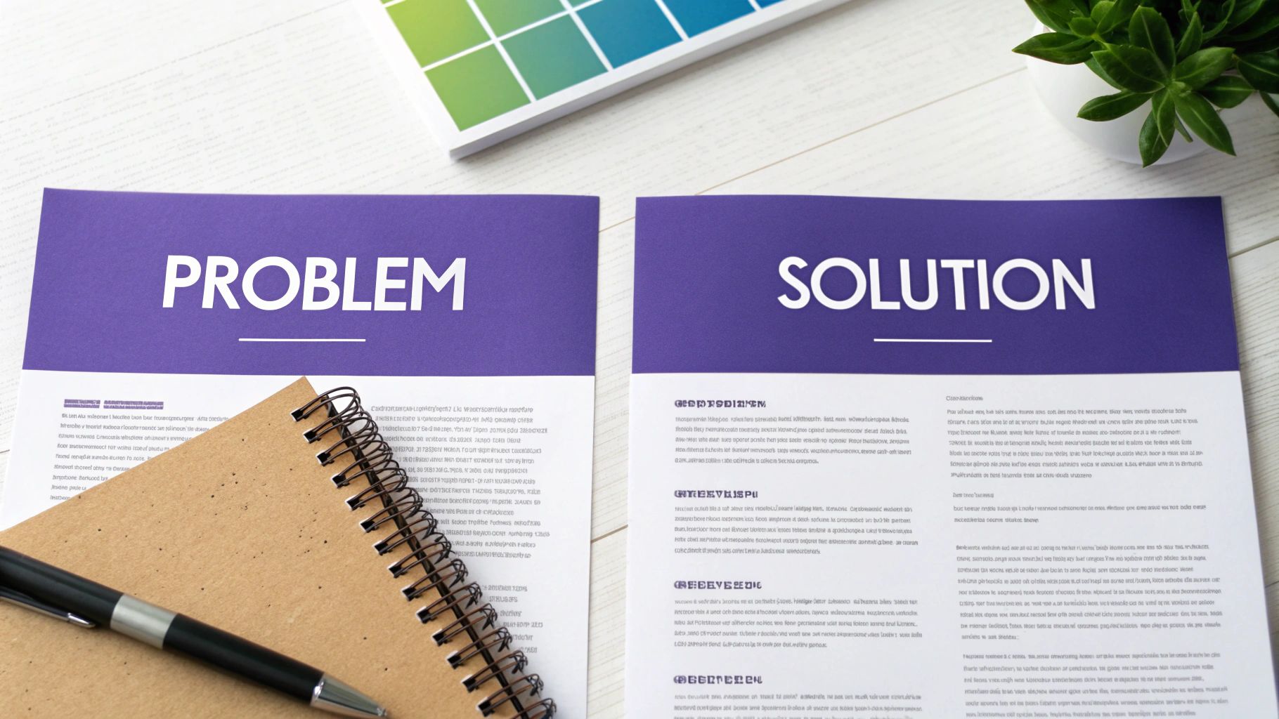 A professional writing a request for proposal cover letter at a desk