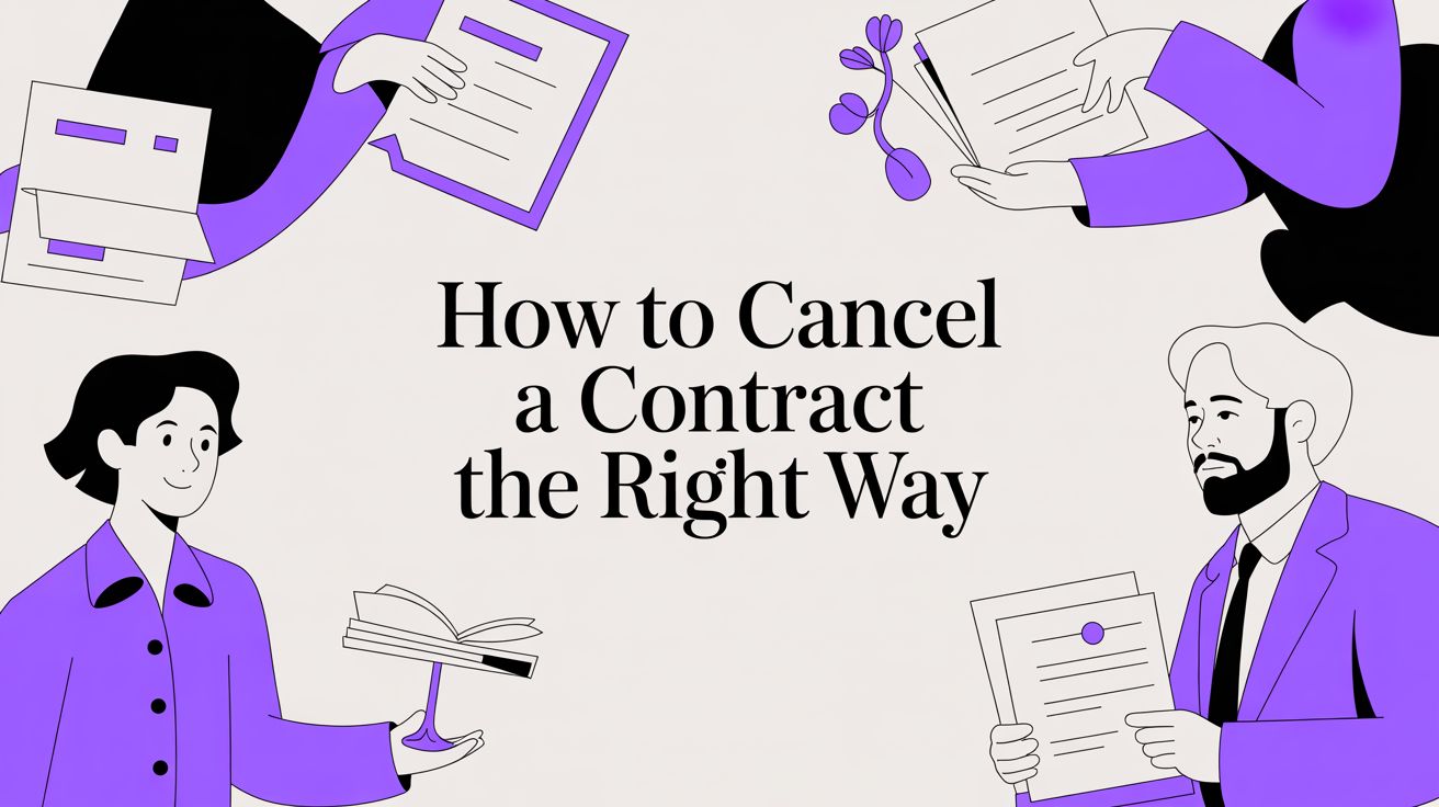 How to Cancel a Contract The Right Way
