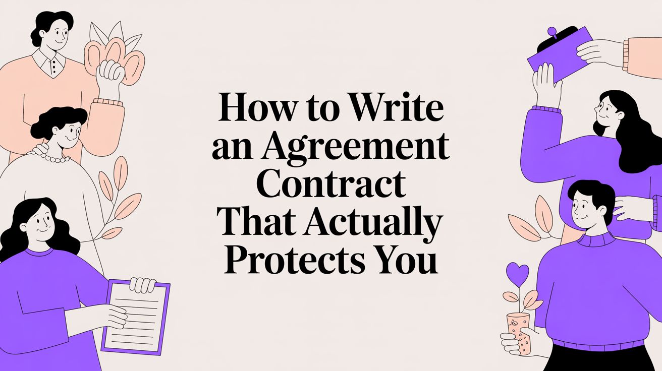How to Write an Agreement Contract That Actually Protects You
