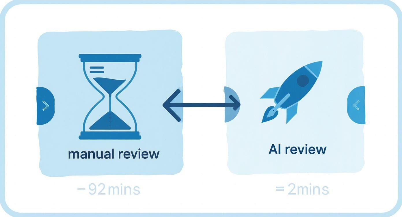 Infographic about ai contract review software