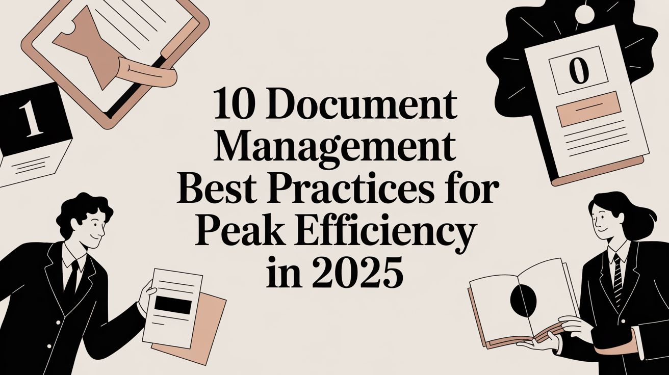 10 Document Management Best Practices for Peak Efficiency in 2025