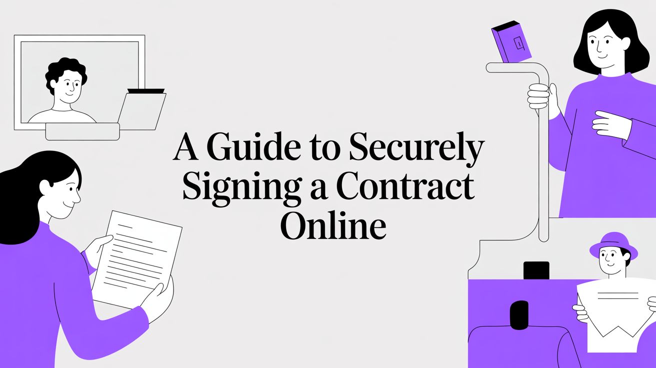 A Guide to Securely Signing a Contract Online