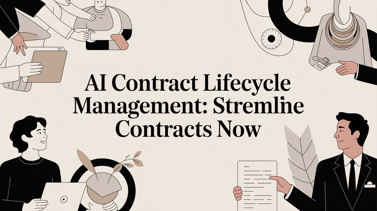 AI contract lifecycle management: streamline contracts now