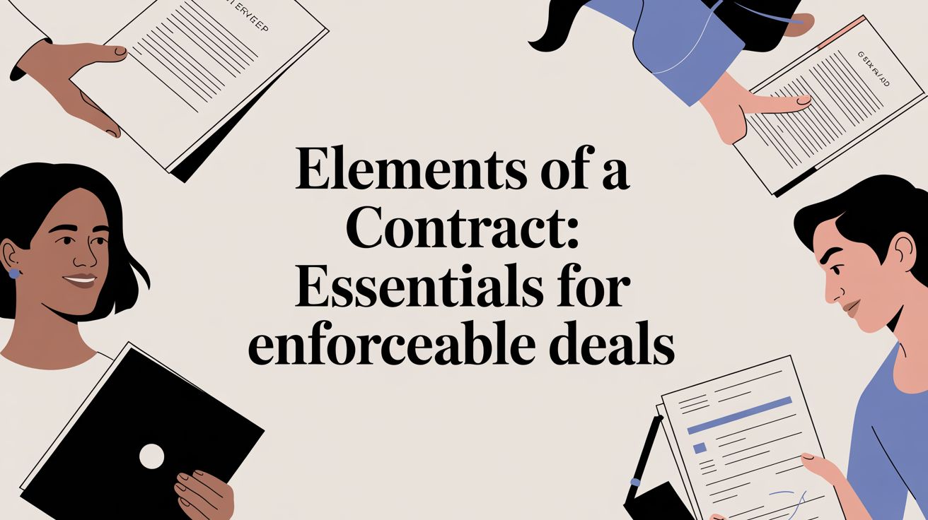 Elements of a Contract: Essentials for Enforceable Deals
