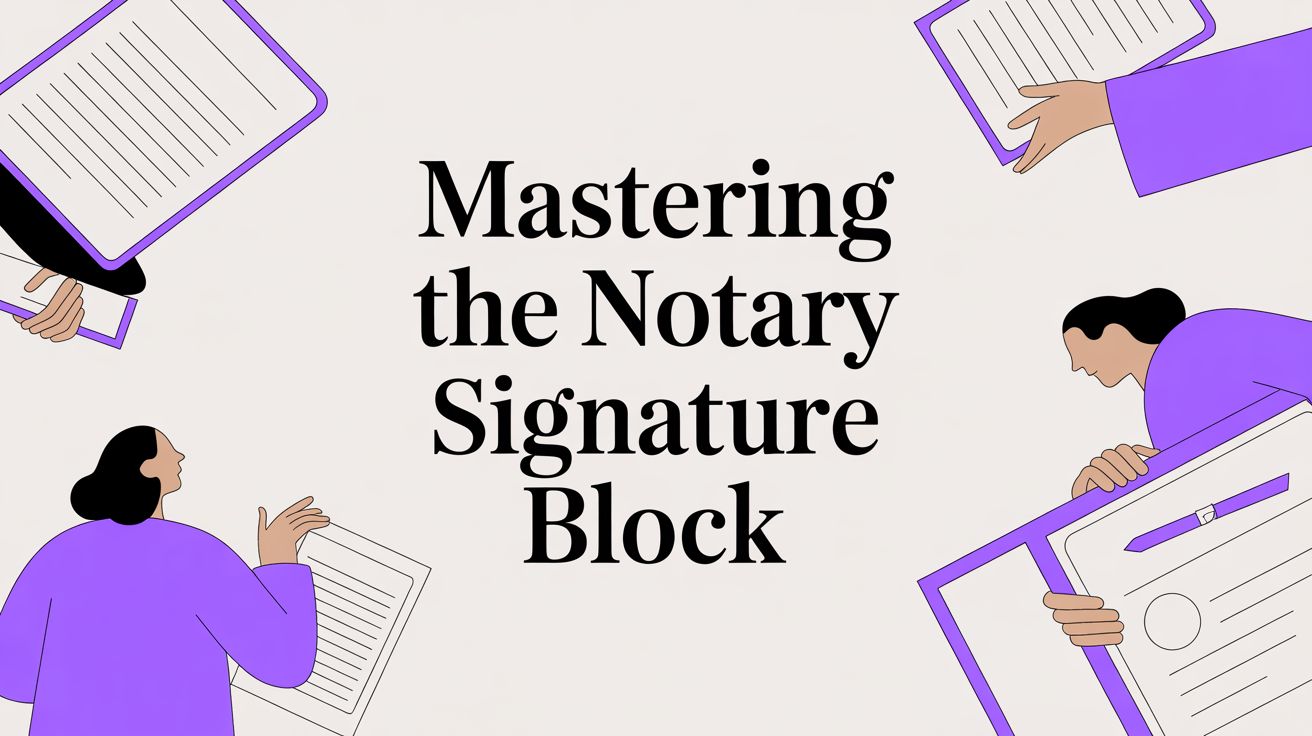 Mastering the Notary Signature Block
