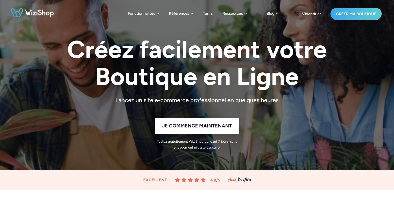 Configuration de boutique sur WiziShop