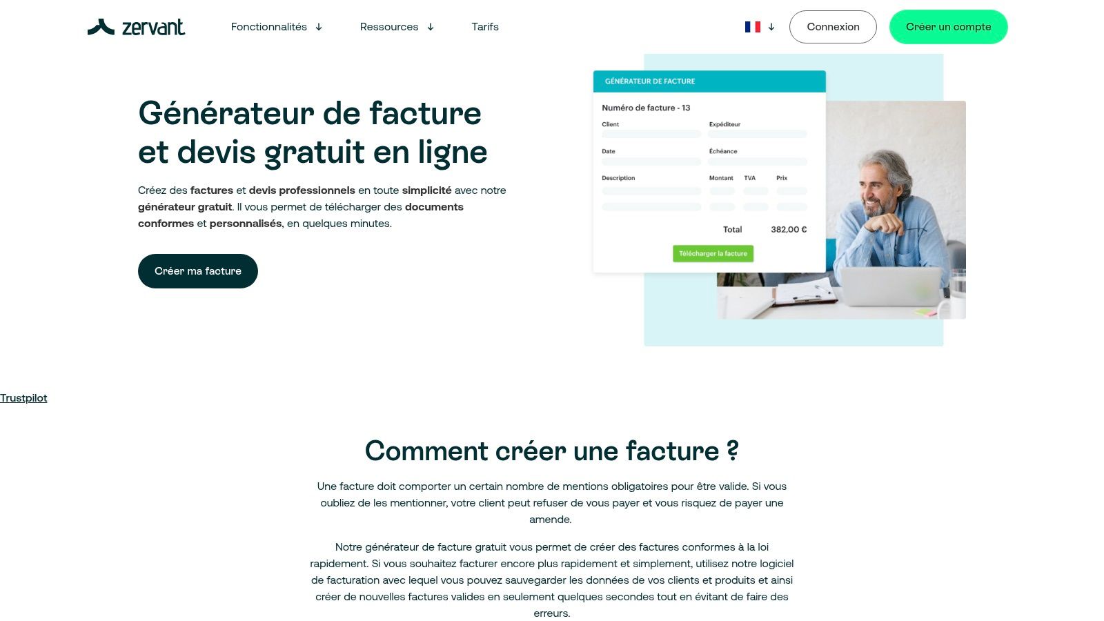 Zervant : La simplicité pensée pour les micro-entreprises