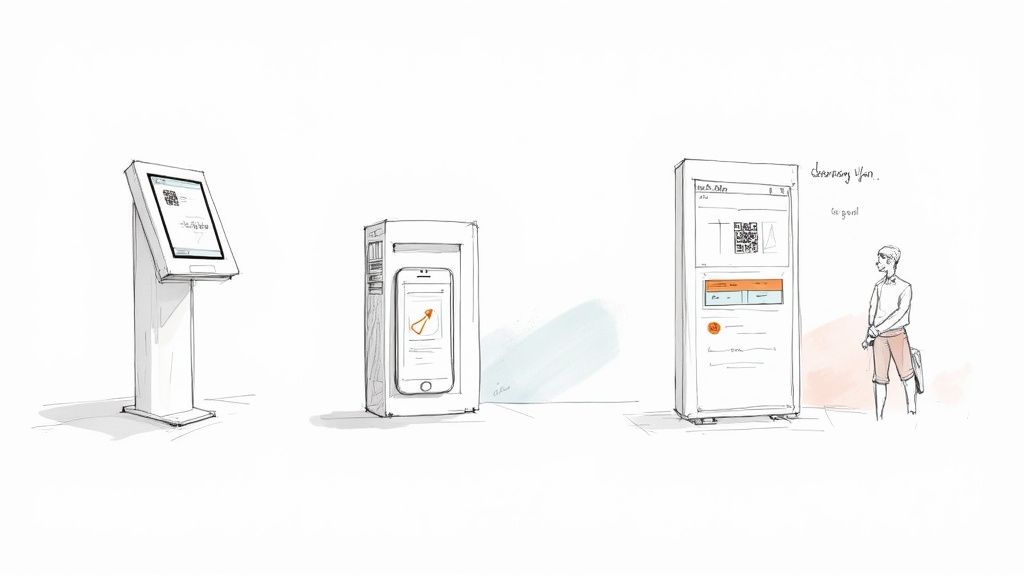 Queue Management System Tablet eWAIT - Queue Management for Barbers & Nail Salons