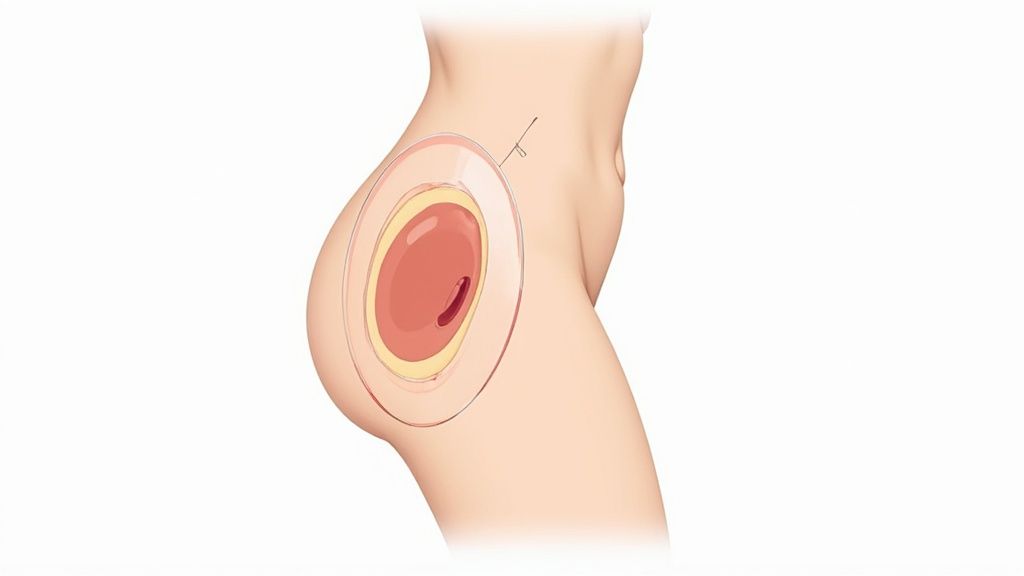 Pelvic Floor Anatomy Illustration
