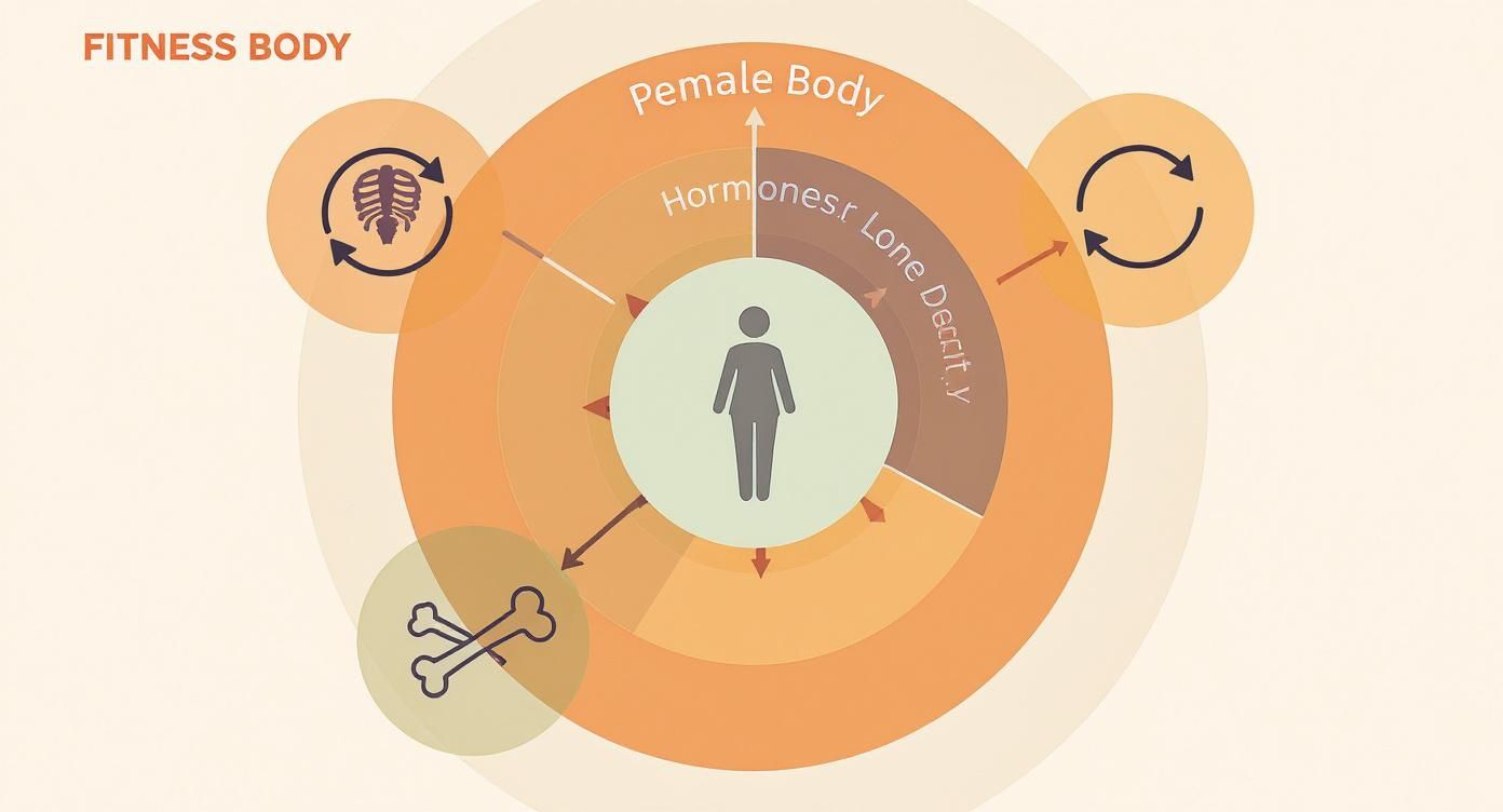 Infographic about home gym equipment for women