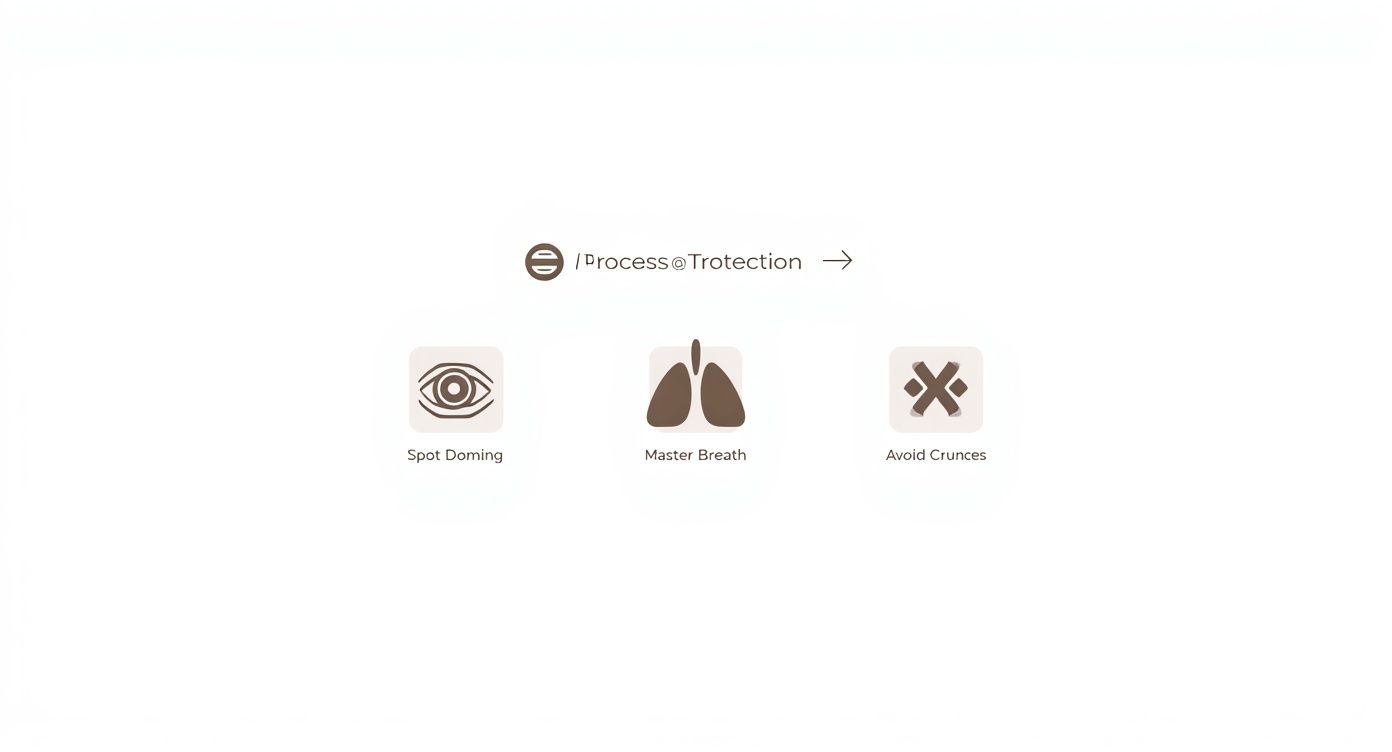 Infographic about pilates for diastasis recti