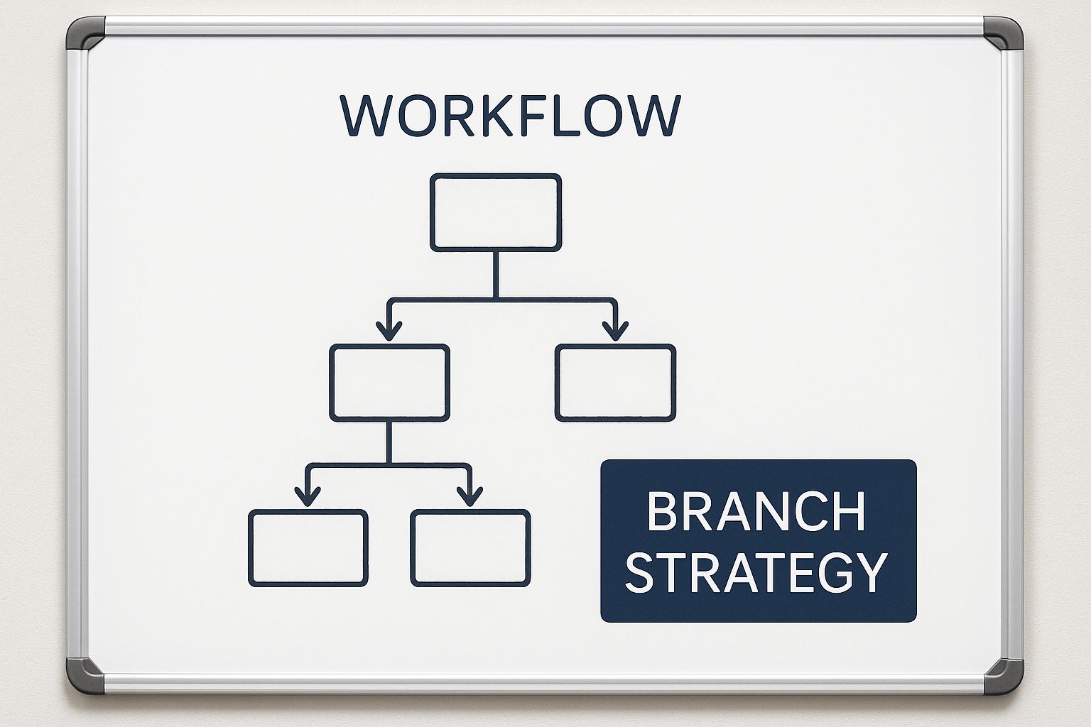 Infographic about git repository management