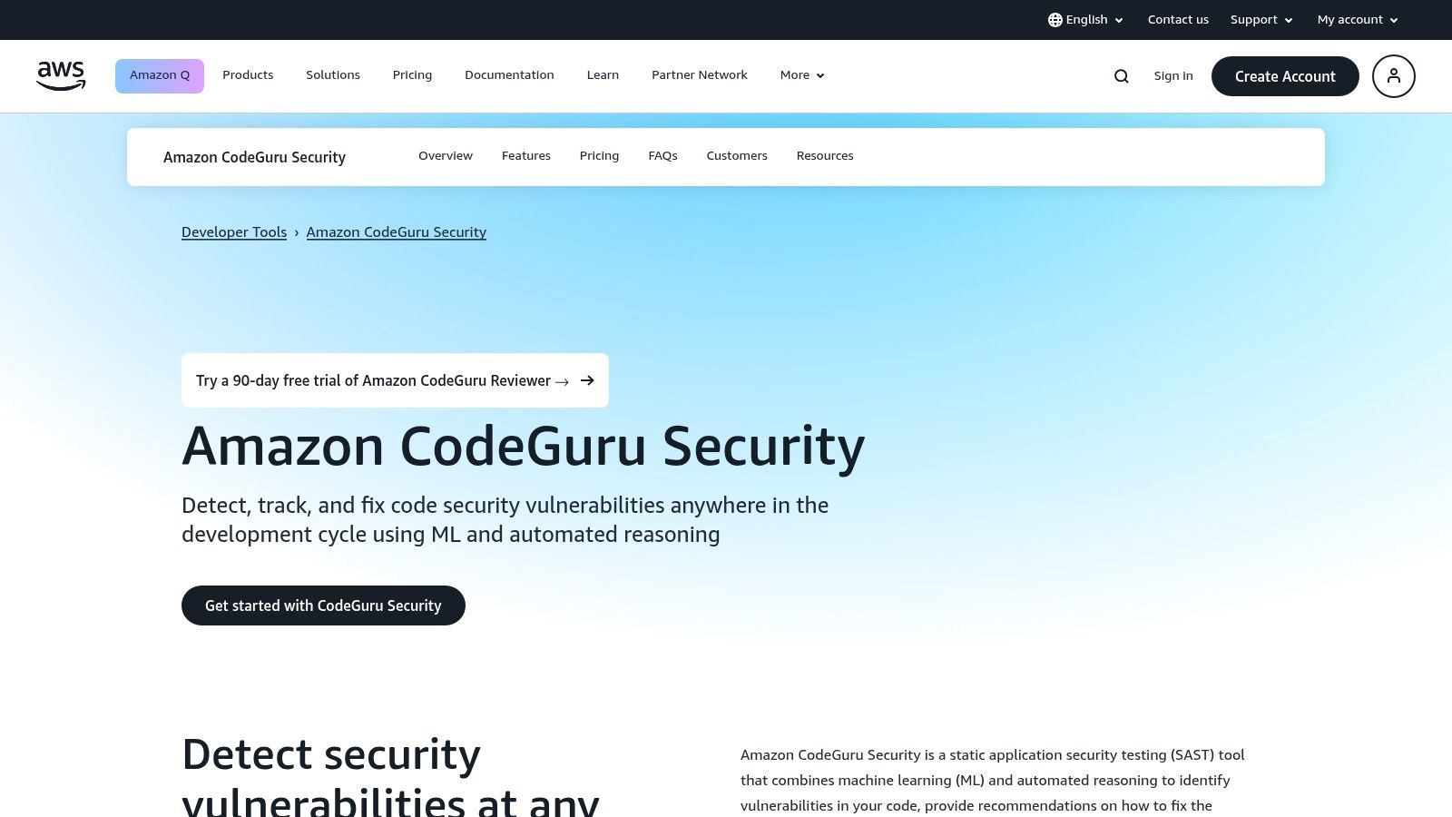 CodeGuru Reviewer