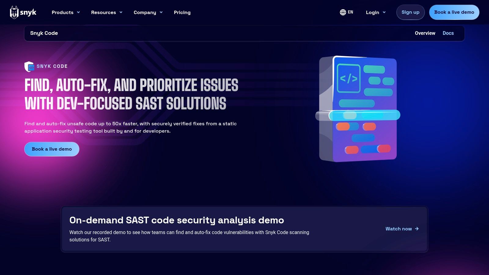 Snyk Code (formerly DeepCode)