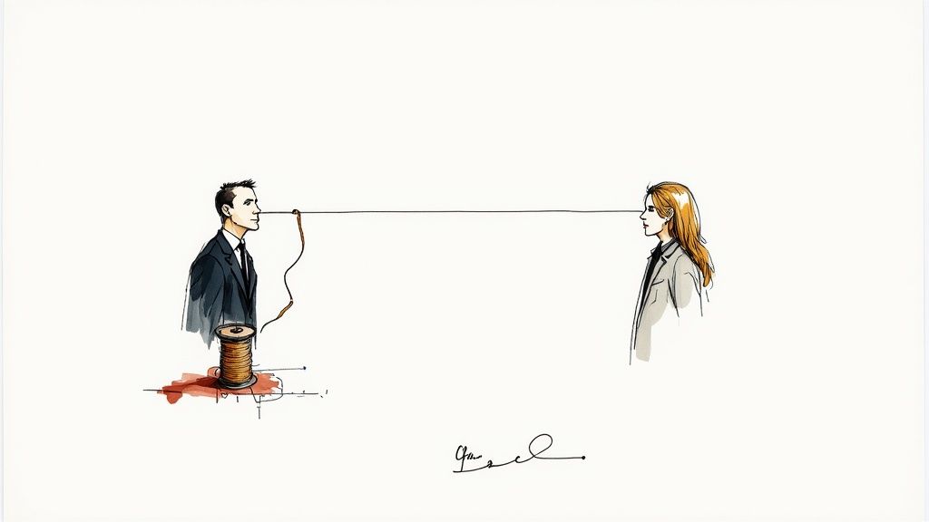 By a Thread