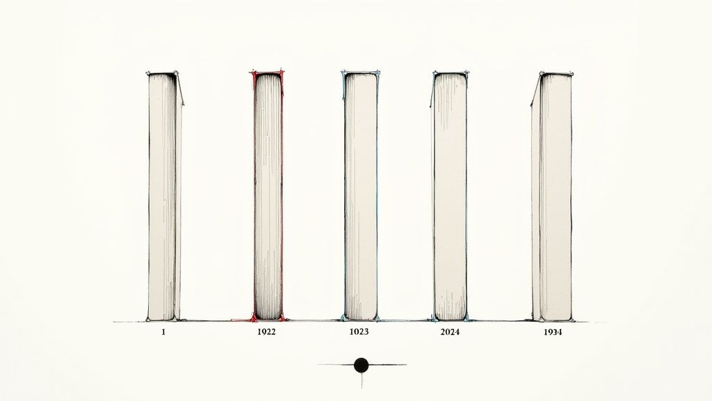 An open book casting a magical glow, representing the Witch & Wizard series.