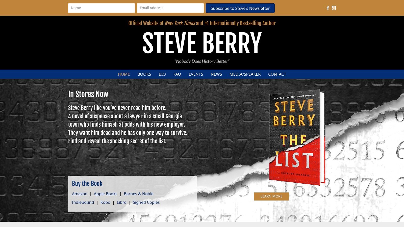 Steve Berry — Official author website
