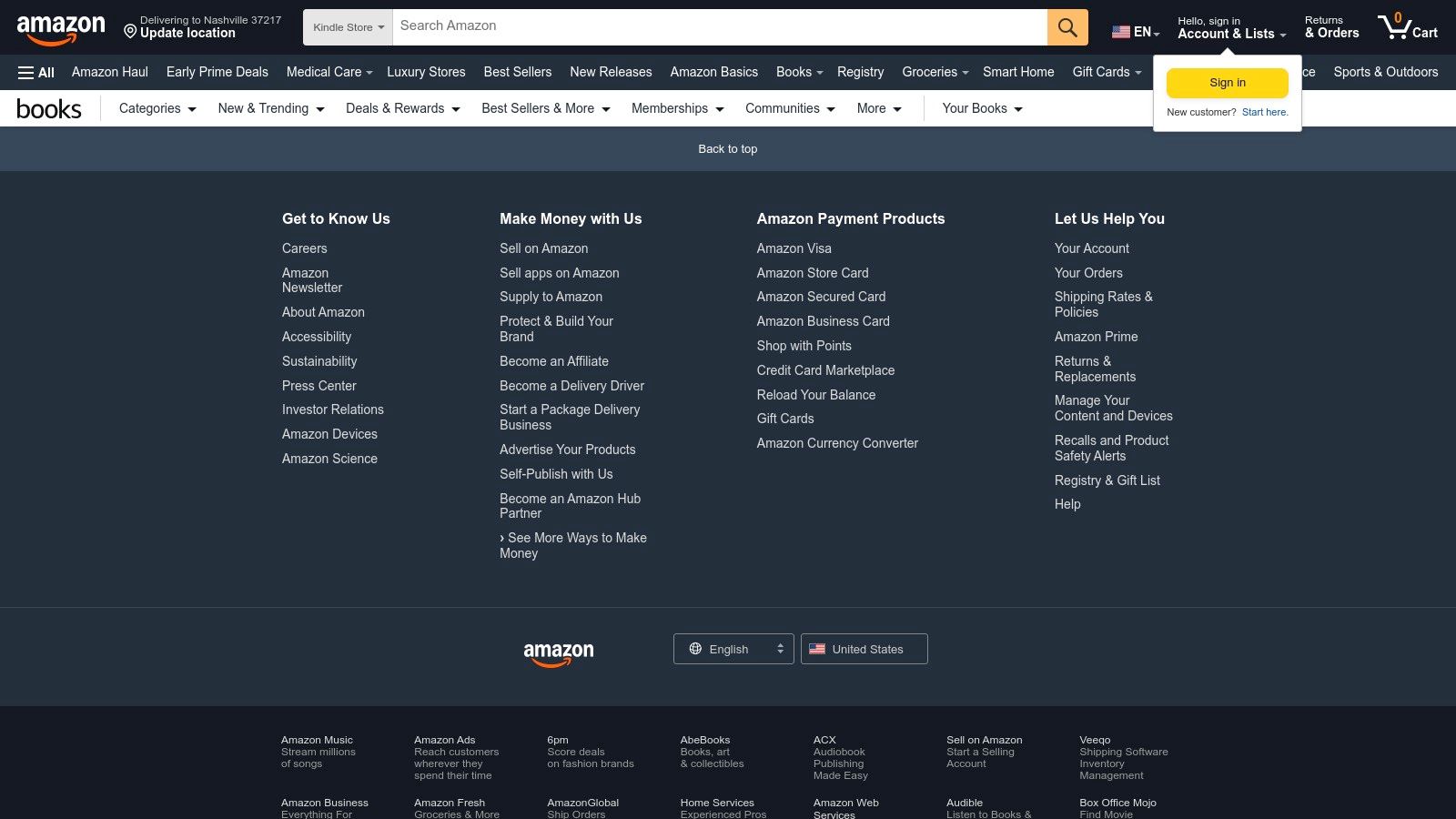 Amazon (Author Storefront)