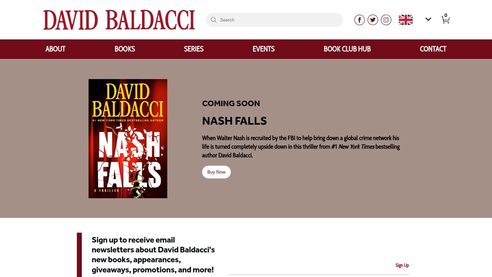 David Baldacci (official site)