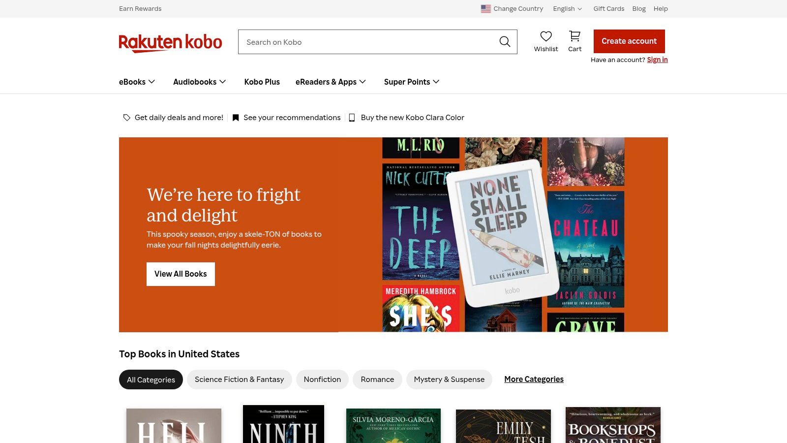 Rakuten Kobo Store + Kobo Plus