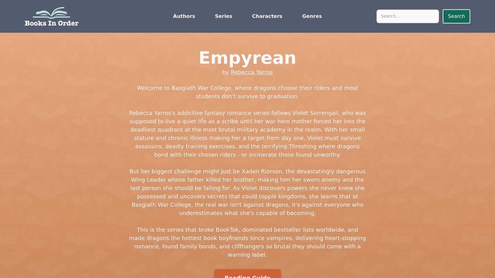 Series - Empyrean