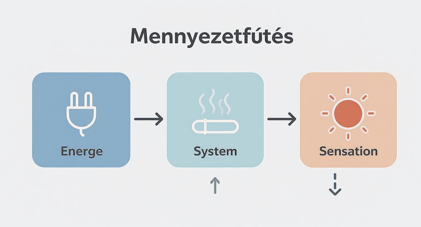 Infographic about mennyezetfűtés
